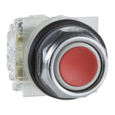 9001KR1RH13 - PUSH BUTTON 600VAC 10A 30MM T-K, Schneider Electric