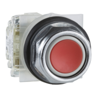 9001KR1RH13 - PUSH BUTTON 600VAC 10A 30MM T-K, Schneider Electric