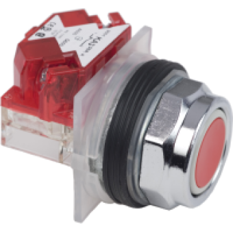 9001KR1RH6 - PUSHBUTTON 600VAC 10A 30MM TYPE K, Schneider Electric