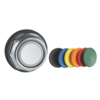 9001KR1U - 30MM PUSH BUTTON FULL GUARD, Schneider Electric