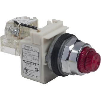 9001KR24RH6 - PUSH BUTTON 600VAC 10A 30MM T-K, Schneider Electric