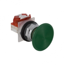 9001KR25G - 30MM MUSHROOM OPERATOR GREEN, Schneider Electric