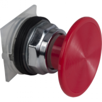 9001KR25R - 30MM MUSHROOM OPERATOR RED, Schneider Electric