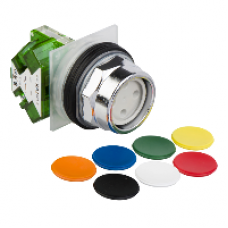 9001KR2UH5 - PUSH BUTTON 600VAC 10A 30MM T-K, Schneider Electric