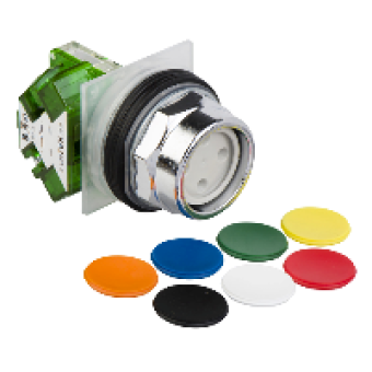 9001KR2UH5 - PUSH BUTTON 600VAC 10A 30MM T-K, Schneider Electric