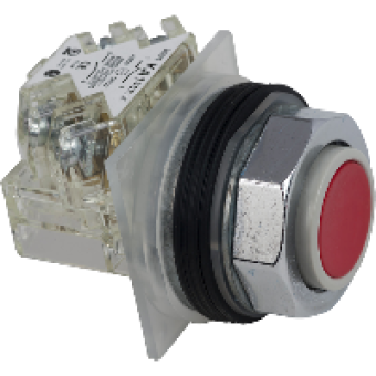 9001KR3RH13 - PUSH BUTTON 600VAC 10A 30MM T-K, Schneider Electric