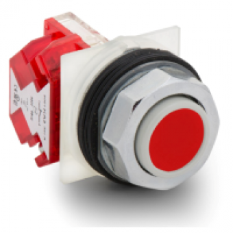 9001KR3RH6 - PUSH BUTTON 600VAC 10A 30MM T-K, Schneider Electric