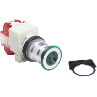 9001KR8P1GH25 - PUSH BUTTON 600VAC 10A 30MM T-K, Schneider Electric
