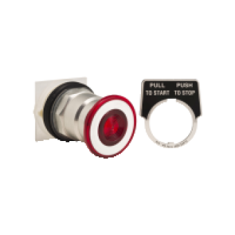 9001KR8R - PUSHBUTTON OPERATOR 30MM TYPE K +OPTIONS, Schneider Electric