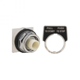 9001KR9 - 30MM PUSH-PULL OPERATOR WITHOUT KNOB, Schneider Electric