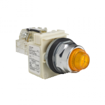 9001KT1A31 - PILOT LIGHT 120VAC 30MM TYPE K +OPTIONS, Schneider Electric