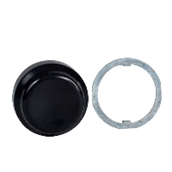 9001KU1 - 30MM BLACK BOOT FOR NON-ILLUM PB, Schneider Electric