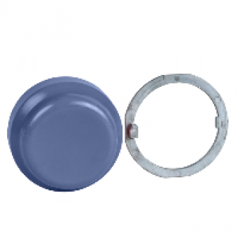 9001KU3 - 30mm blue protective boot for push button, Schneider Electric