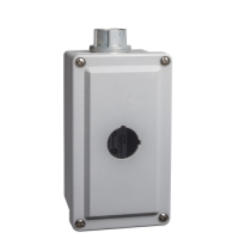 9001KYSS1 - empty control station - 9001K - stainless steel - 1 cut-out Ø 30, Schneider Electric