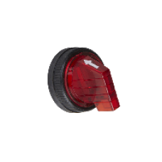 9001R8 - 30MM SHORT HANDLE FOR SELECTOR SW RED, Schneider Electric