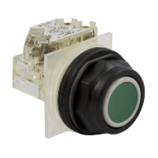 9001SKR1GH13 - PUSHBUTTON 600VAC 10AMP 30MM SK +OPTIONS, Schneider Electric