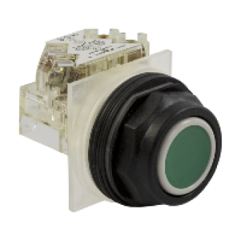 9001SKR1GH13 - PUSHBUTTON 600VAC 10AMP 30MM SK +OPTIONS, Schneider Electric