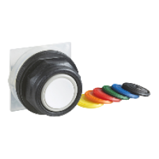 9001SKR1U - 30MM PUSH BUTTON FULL GUARD, Schneider Electric