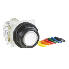 9001SKR1UH5 - PUSHBUTTON 600VAC 10AMP 30MM SK +OPTIONS, Schneider Electric