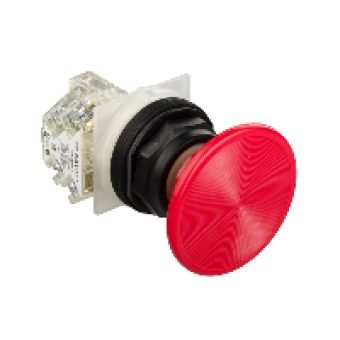 9001SKR24R - 30MM MUSHROOM OPERATOR RED, Schneider Electric