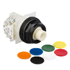 9001SKR2UH13 - PUSHBUTTON 600VAC 10AMP 30MM SK +OPTIONS, Schneider Electric