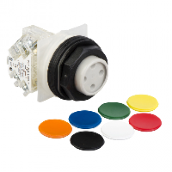 9001SKR3UH13 - PUSHBUTTON 600VAC 10AMP 30MM SK +OPTIONS, Schneider Electric