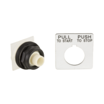 9001SKR9 - 30MM PUSH-PULL OPERATOR WITHOUT KNOB, Schneider Electric