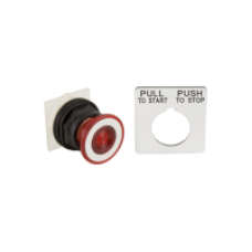 9001SKR9R - 30MM PUSH-PULL OPERATOR RED KNOB, Schneider Electric