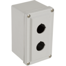 9001SKY2 - empty control station - 9001SK - plastic - 2 cut-outs Ø 30, Schneider Electric