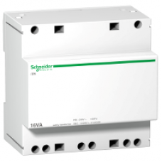 A9A15218 - modular safety transfomer iTR - 230 V 50..60 Hz - output 12..24 V - 16 VA, Schneider Electric
