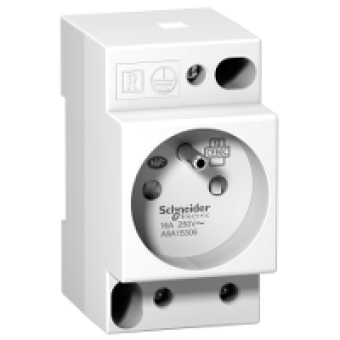 A9A15306 - DIN socket iPC - 2P+E - 16A - 250VAC - NFC 15100 - french std, Schneider Electric