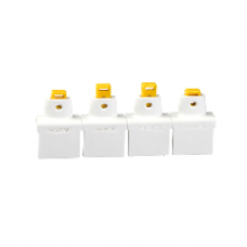 A9A26981 - screw shield - 4 poles - 72 mm - for iC60 iID Reflex iC60 iSW-NA, Schneider Electric