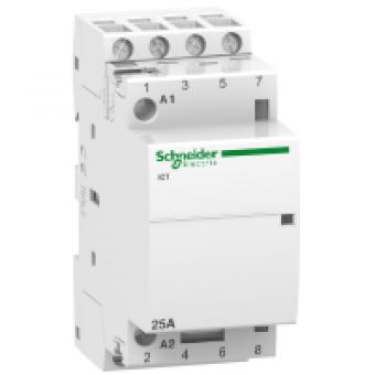 A9C20134 - iCT 25A 4NO 24V 50Hz contactor, Schneider Electric