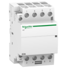 A9C20164 - iCT 63A 4NO 24V 50Hz contactor, Schneider Electric