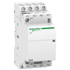 A9C20837 - iCT 25A 4NC 220...240V 50Hz contactor, Schneider Electric
