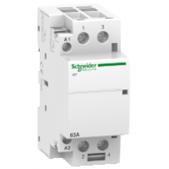A9C20862 - iCT 63A 2NO 220...240V 50Hz contactor, Schneider Electric