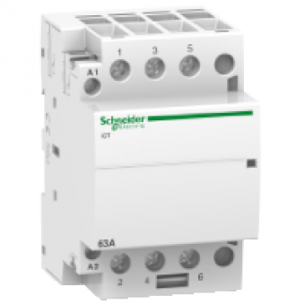 A9C20863 - iCT 63A 3NO 220...240V 50Hz contactor, Schneider Electric