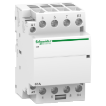 A9C20869 - iCT 63A 3NO+1NC 220...240V 50Hz contactor, Schneider Electric