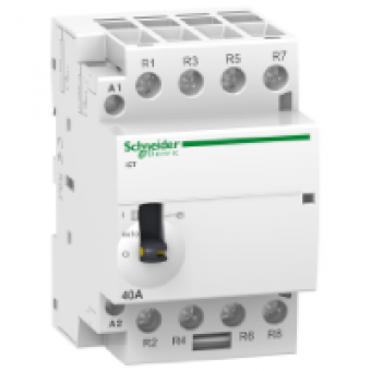 A9C21164 - iCT 63A 4NO 24V 50Hz MO contact, Schneider Electric