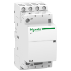 A9C22114 - iCT 16A 4NO 24V 50Hz contactor, Schneider Electric