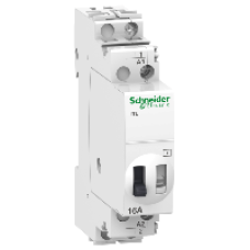 A9C30011 - impulse relay iTL - 1P - 1NO - 16A - coil 12 VAC 50/60Hz- 6 VDC , Schneider Electric