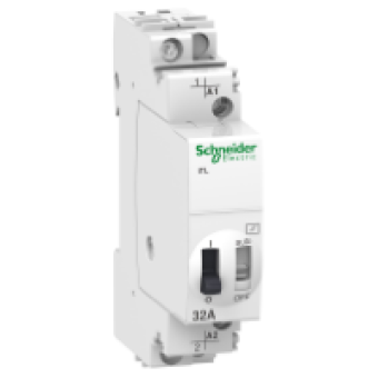 A9C30831 - impulse relay iTL - 1P - 1NO - 32A - coil 110 VDC - 230...240 VAC 50/60Hz, Schneider Electric