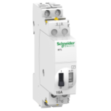 A9C32016 - extension iETL iTL 16 - 2P - 1C/O + 1NO - 16A - coil 12VAC 50/60Hz - 6VDC , Schneider Electric