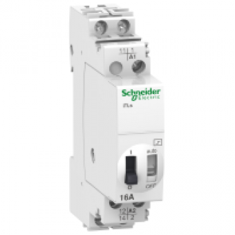 A9C32211 - impulse relay iTLs - 1P - 1NO - 16A - coil 24 VDC - 48 VAC 50/60Hz, Schneider Electric