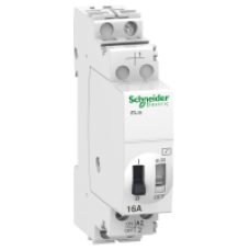 A9C34811 - impulse relay iTLm - 1P - 1NO - 16A - coil 230...240 VAC 50/60Hz, Schneider Electric