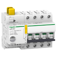 A9C62410 - Reflex iC60N Ti24 10 A 4P curve C integrated control MCB, Schneider Electric