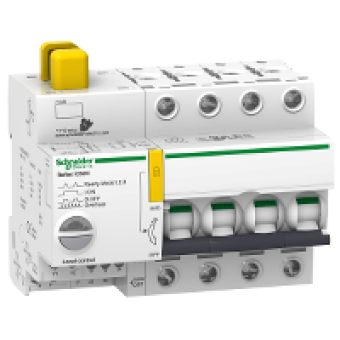 A9C62463 - Reflex iC60N Ti24 63 A 4P curve C integrated control MCB, Schneider Electric A9C62463 - Reflex iC60N Ti24 63 A 4P curve C integrated control MCB, Schneider Electric