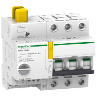 A9C63316 - Reflex iC60N Ti24 16 A 3P curve D integrated control MCB, Schneider Electric A9C63316 - Reflex iC60N Ti24 16 A 3P curve D integrated control MCB, Schneider Electric