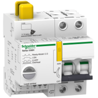 A9C66225 - Reflex iC60H Ti24 25 A 2P curve D integrated control MCB, Schneider Electric A9C66225 - Reflex iC60H Ti24 25 A 2P curve D integrated control MCB, Schneider Electric