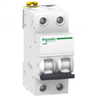 A9K24204 - miniature circuit breaker - iK60N - 2P - 4 A - C curve, Schneider Electric